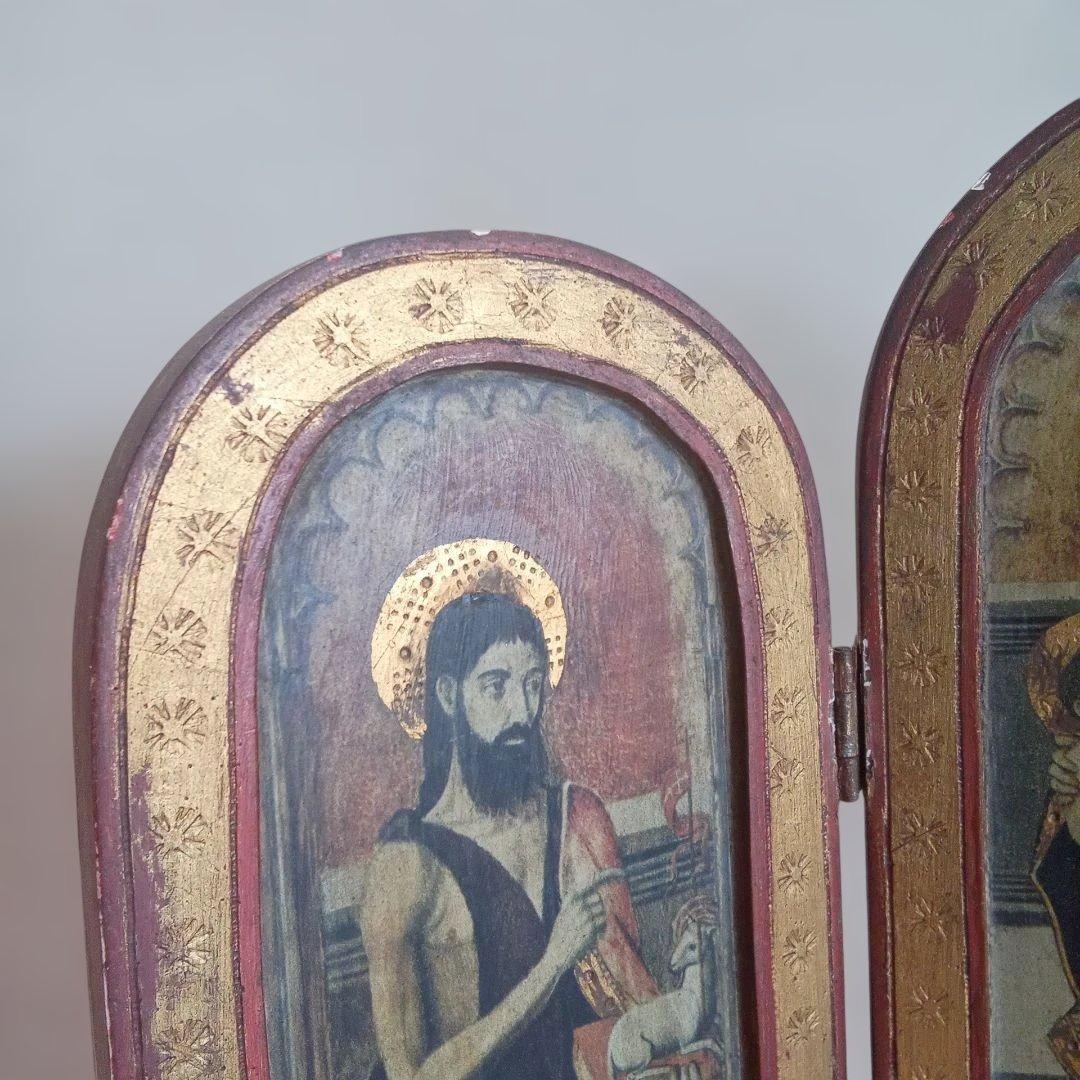 祭壇画 トリプティック イタリア土産品ビンテージ - メルカリ