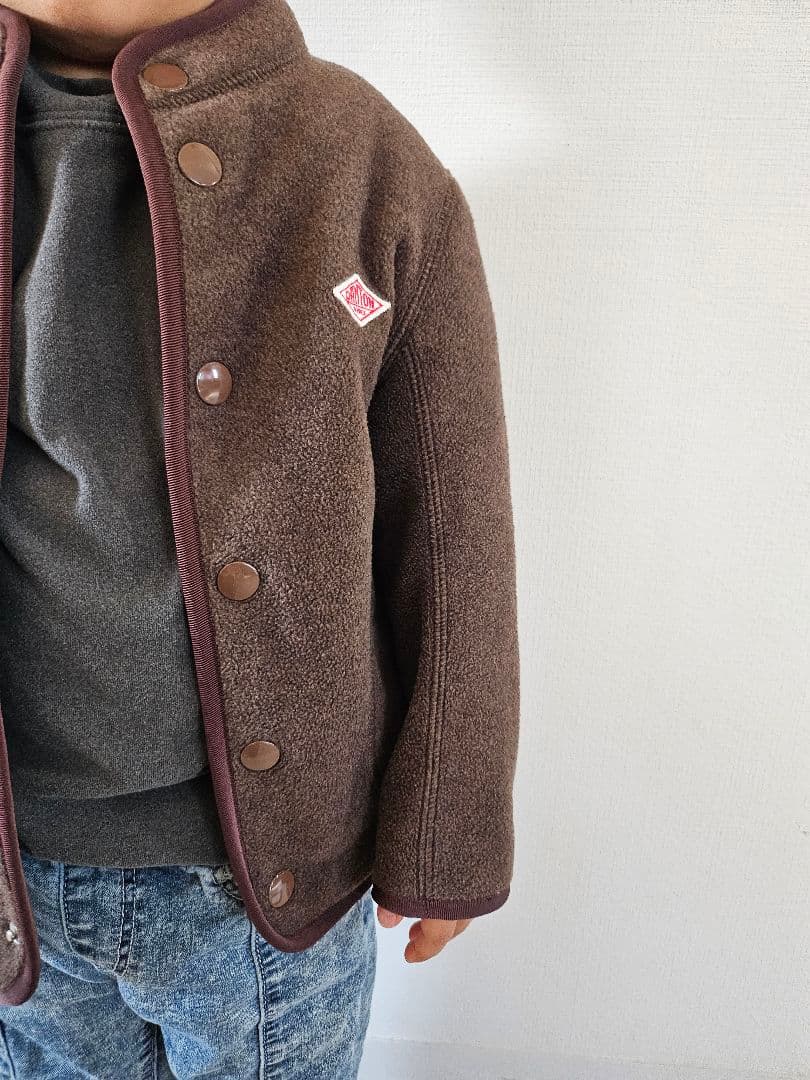 【美品】danton フリース　キッズ　アウター　Sサイズ　95サイズ