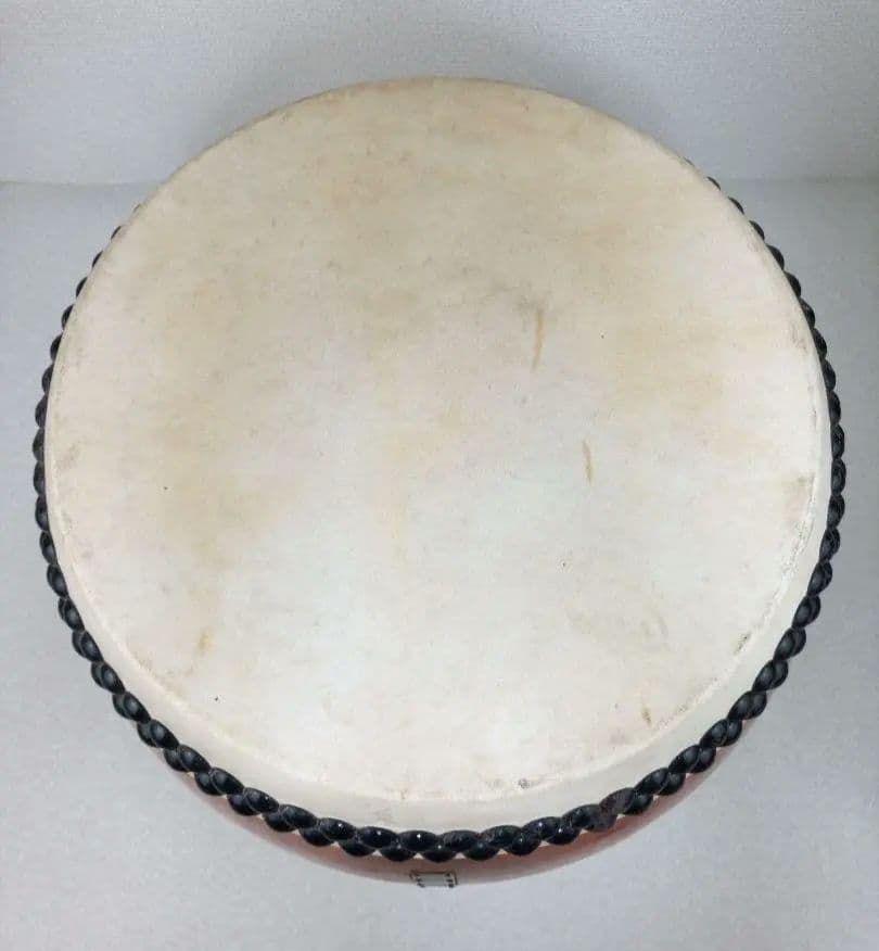 和太鼓 本欅胴 長胴太鼓 面径約30cm *AN26