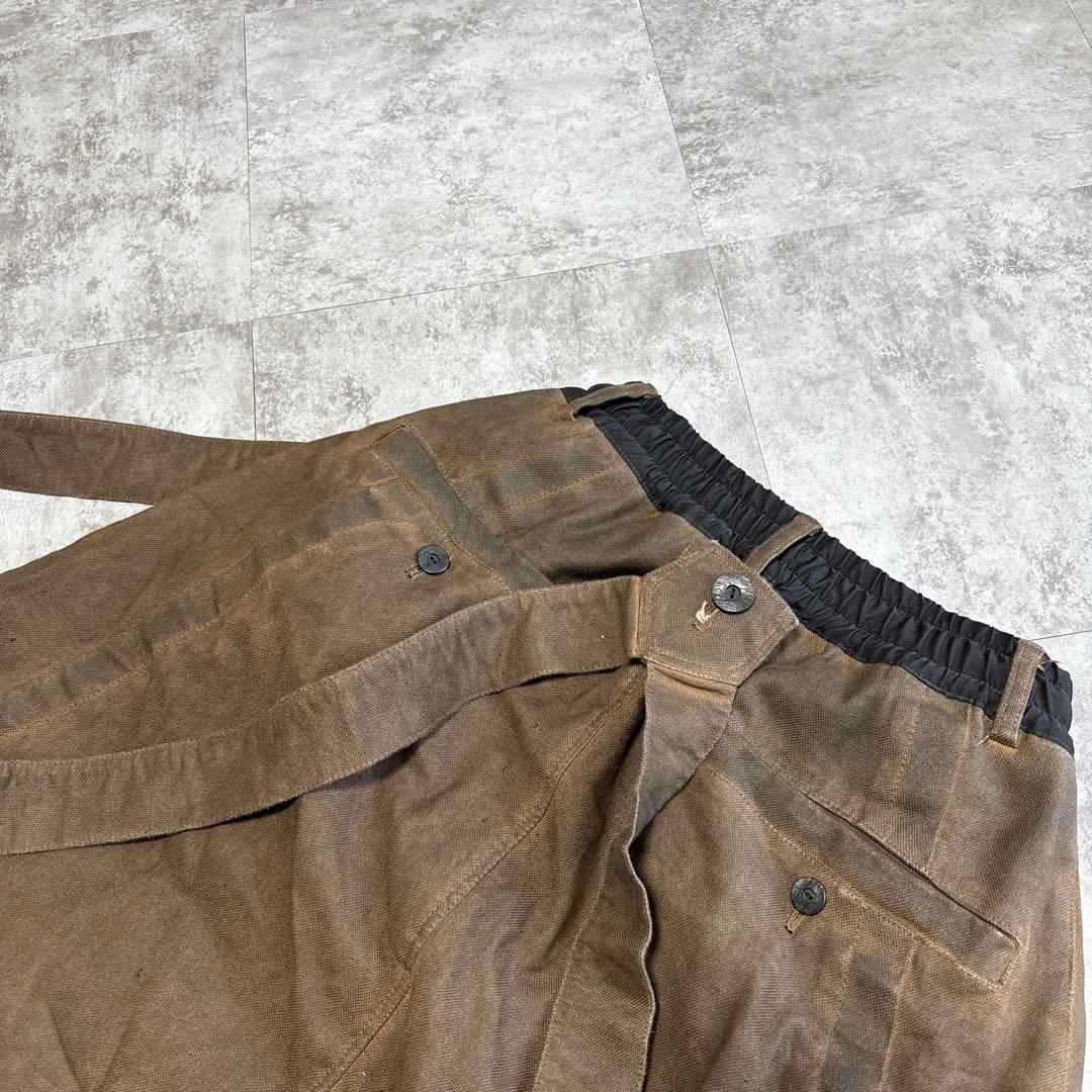 ち*う様 Persimmon-Dyed Suspenders Jodhur,s/