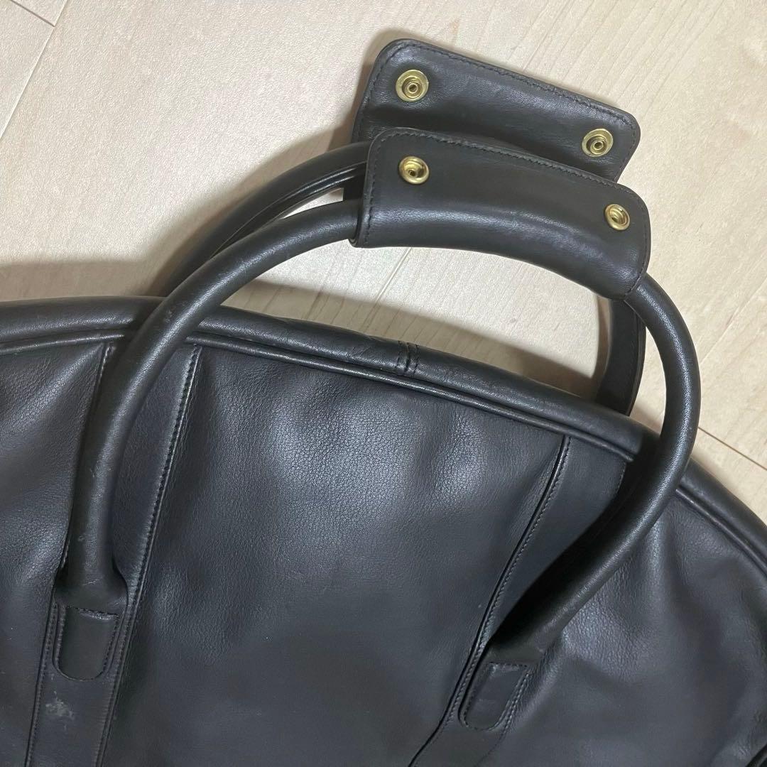 COACH コーチのレザー ガーメントバッグ 黒
