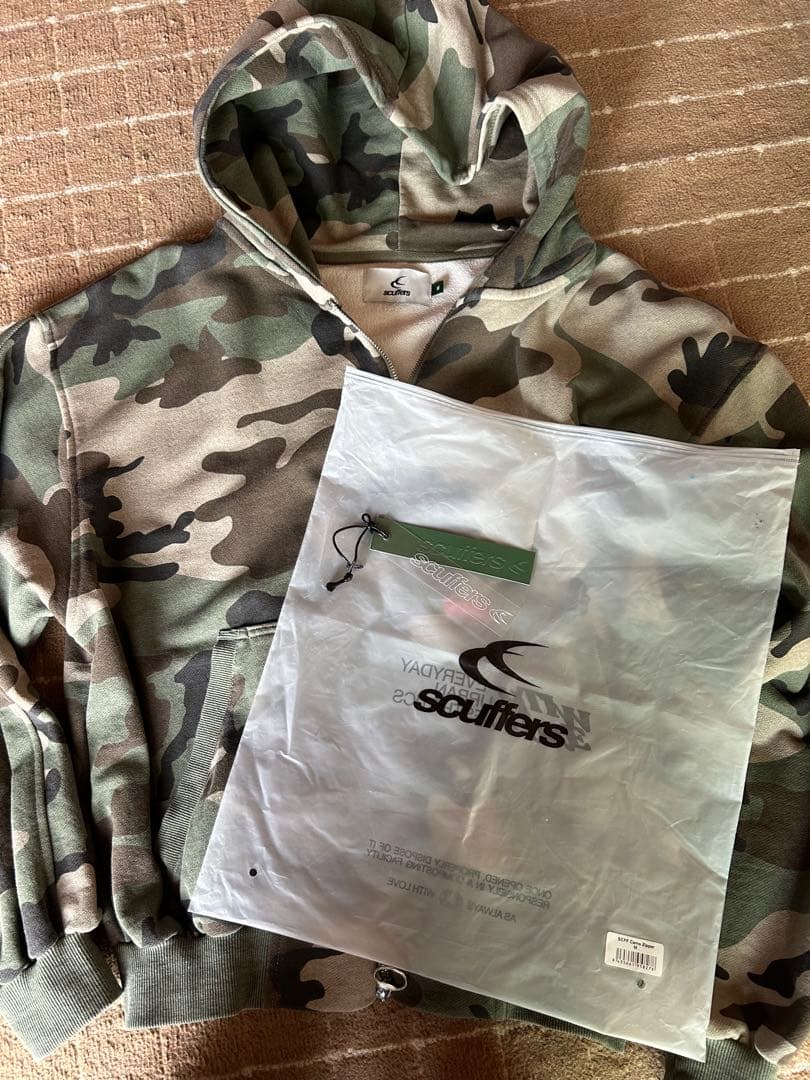 Scuffers camo スカッファー　迷彩　パーカー　Mサイズ