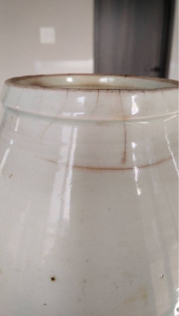 白磁壺　古伊万里　アンティーク　李朝　古美術　古道具　花器