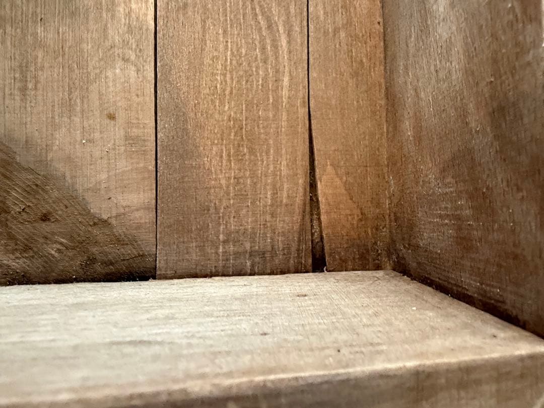 ビンテージ ドロワー カウンター コンソール キッチンテーブル 剥離