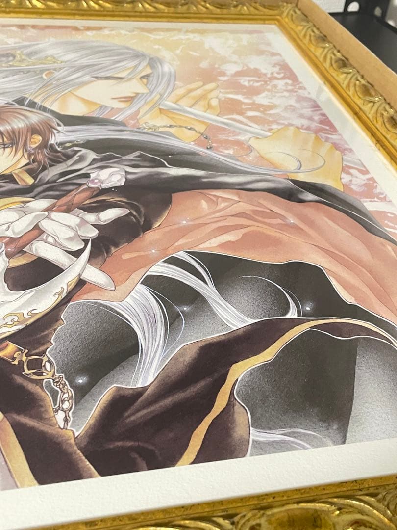 やまねあやの クリムゾン・スペル 直筆サイン入り 複製原画 - メルカリ