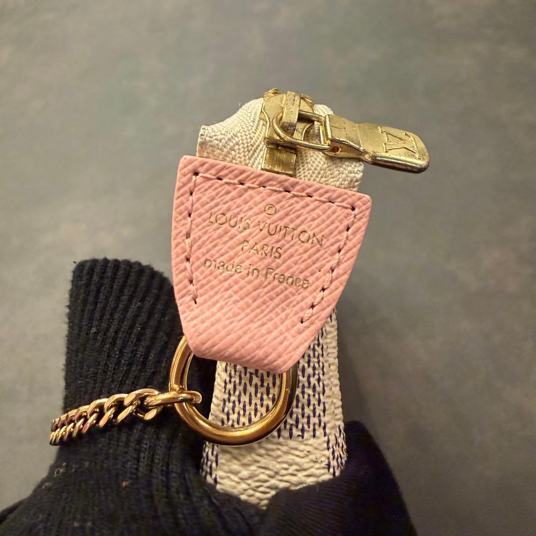 ルイ・ヴィトン ダミエ・アズール ミニ・ポシェット・アクセソワール