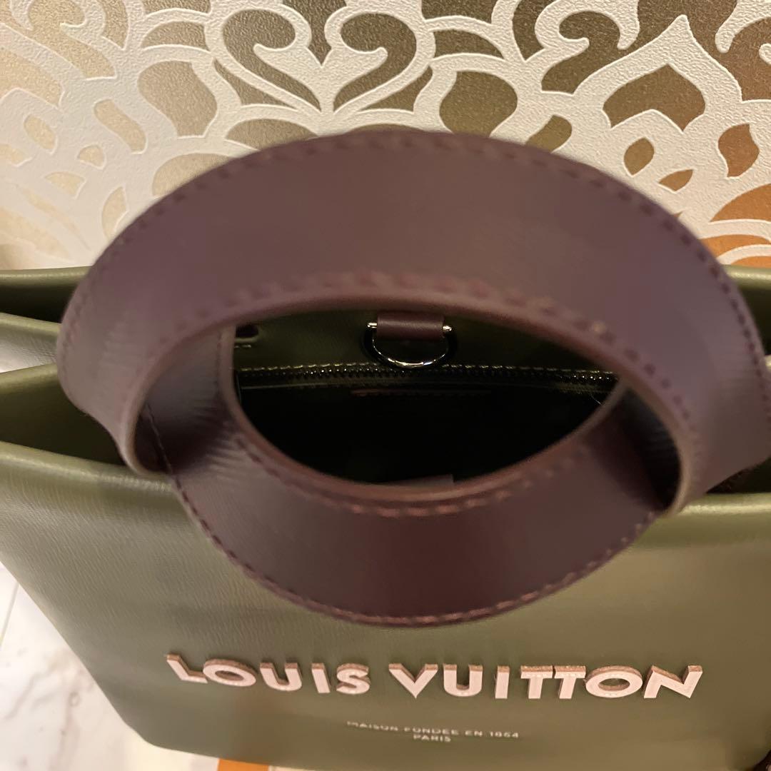 大人気❣️新作ルイヴィトンショッパートートMINI❣️自宅保管新品❣️カーキ