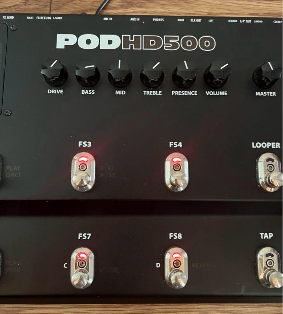 Line6 PODHD500 マルチエフェクター バンド ギター ベース 軽音