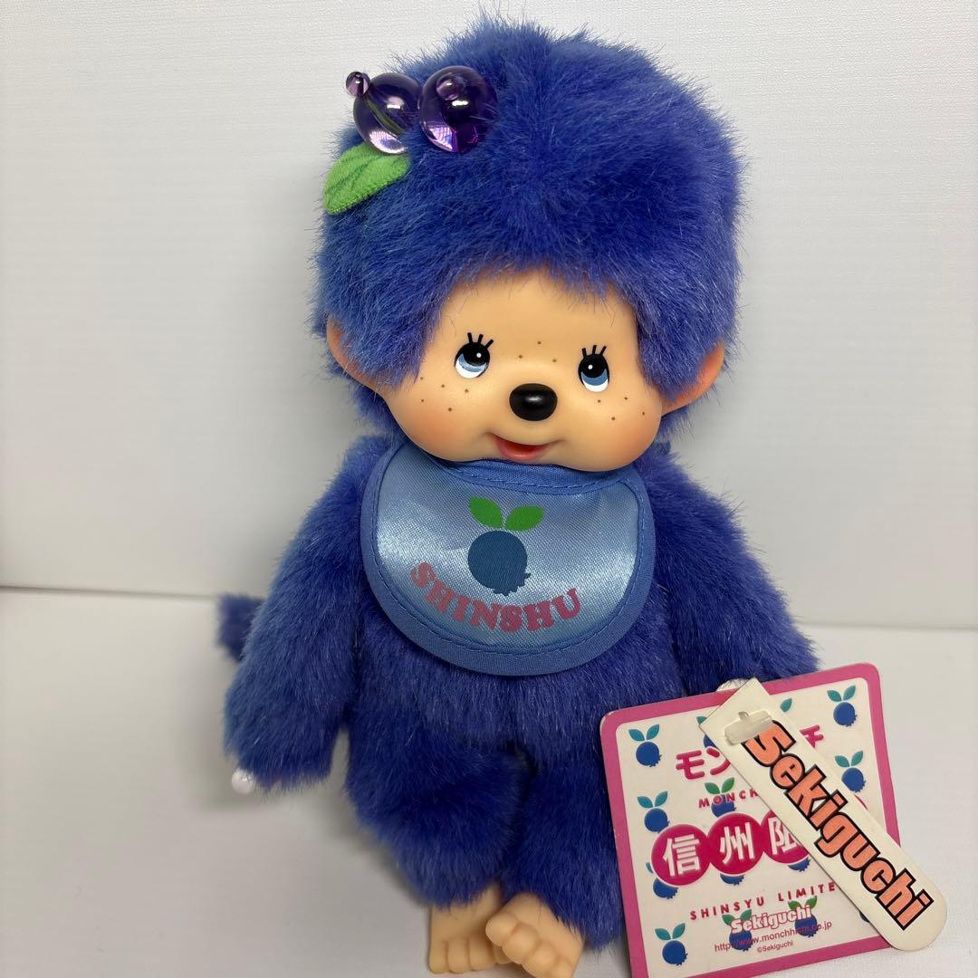 新品未使用 信州限定 ブルーベリー モンチッチ monchhichi 1657