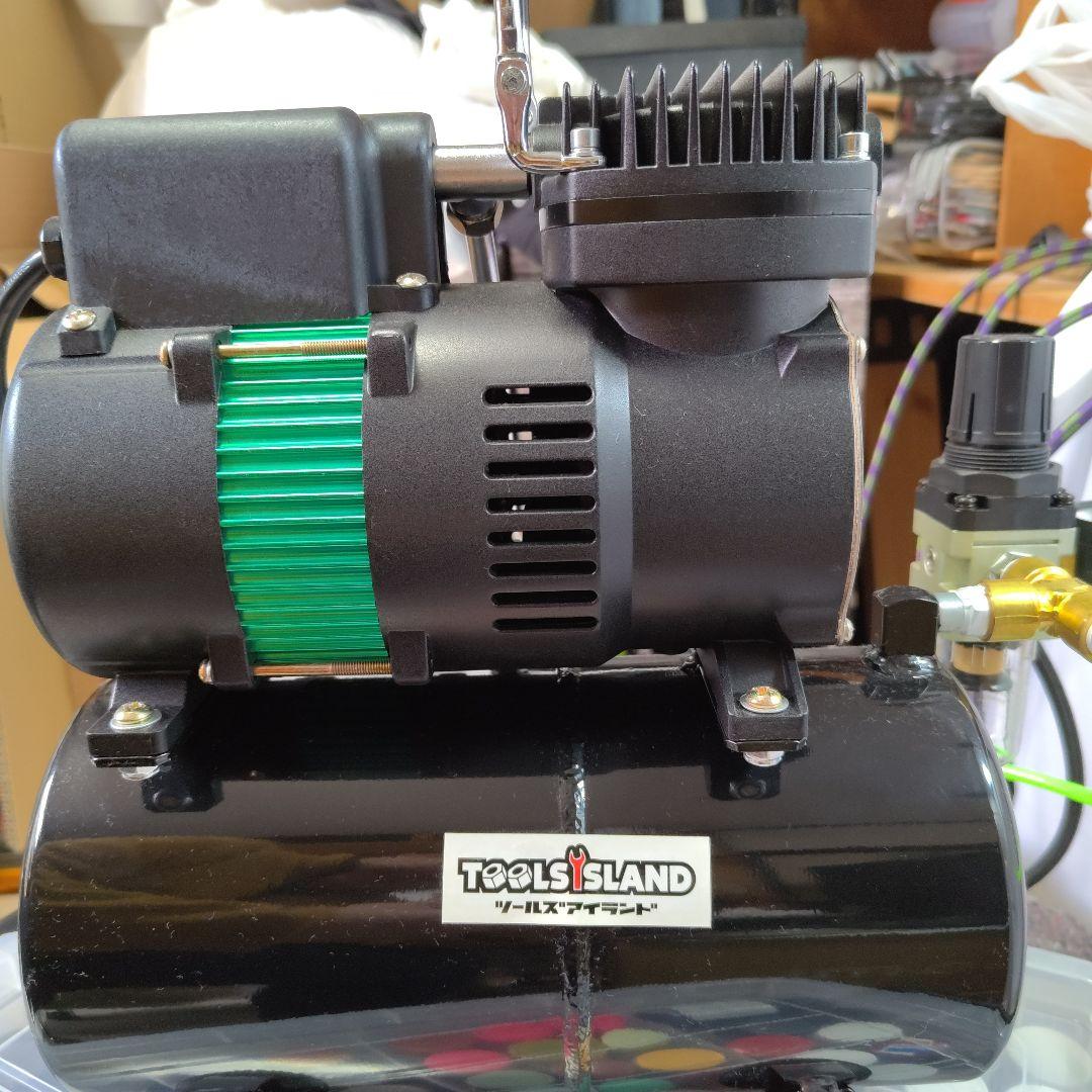 模型作成用 コンプレッサー SMCレギュレーター