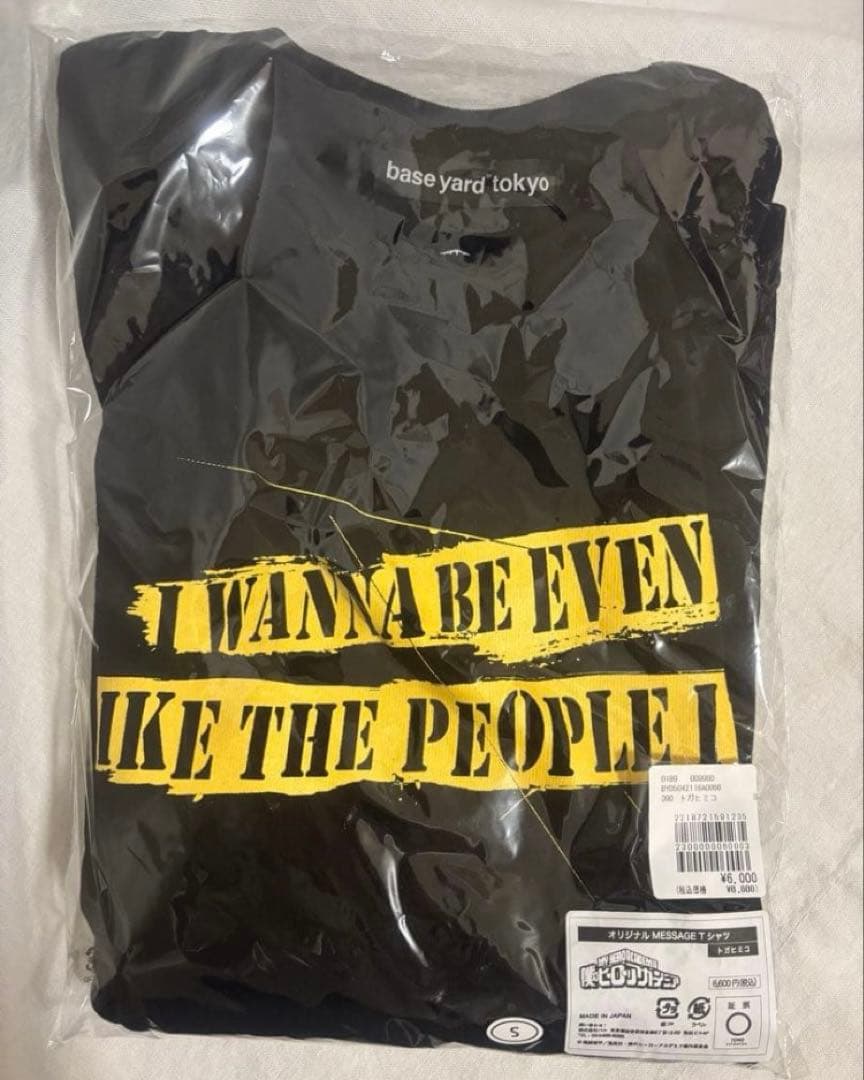 僕のヒーローアカデミア　ベースヤードトーキョー　トガヒミコ　Tシャツ　Sサイズ 僕のヒーローアカデミア ベースヤードトーキョー Tシャツ トガヒミコ S