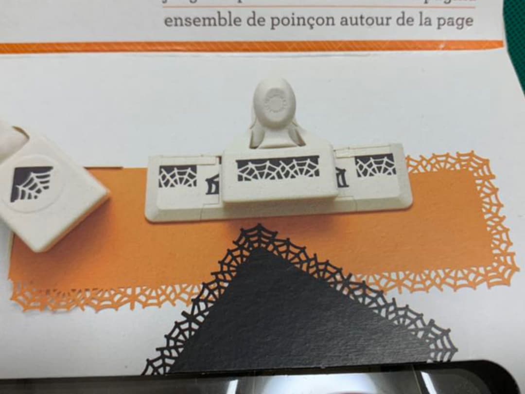 ハロウィン】マーサスチュワートクラフトパンチ蜘蛛の巣