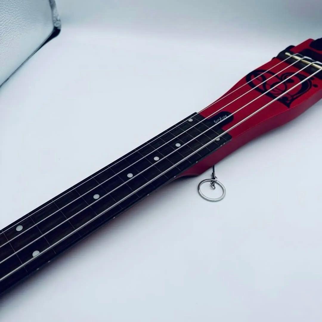 AnyGig エニィギグ 赤 トラベルベース エレキベース 現状品 AnyGig