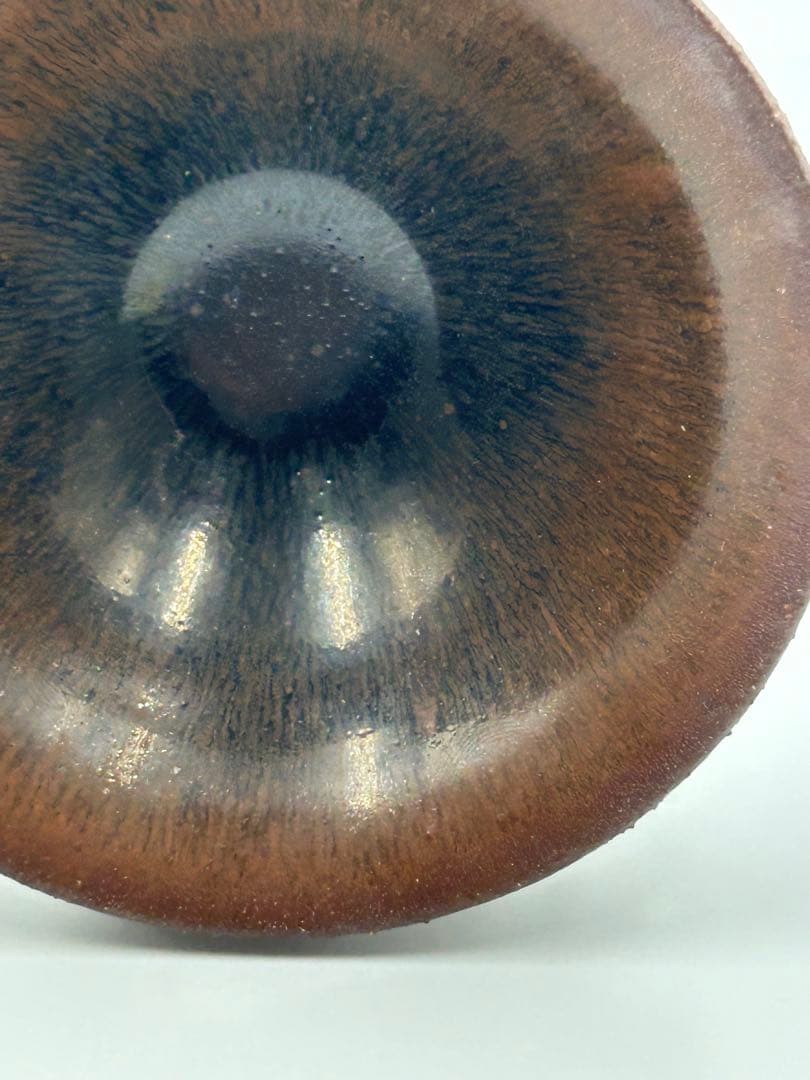 ☆0010 宋時代 建窯 兎豪天目茶碗☆茶道具 茶器 唐物天目