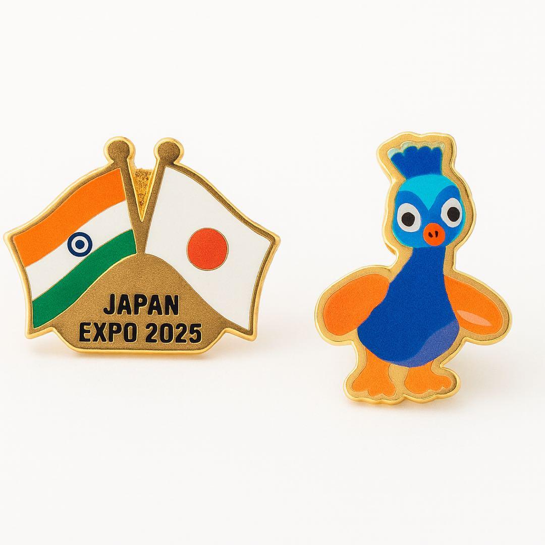 バーラト館 インド・日本 非売品ピンバッジ 大阪関西万博 EXPO2025