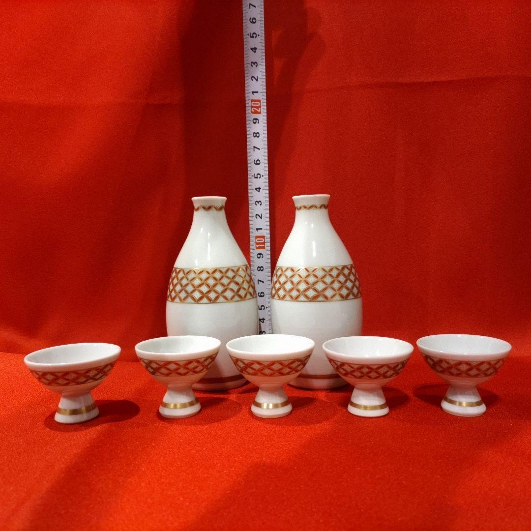 3代 須田菁華 酒器揃 七宝文 盃 5点 徳利2点 お猪口 酒盃 酒瓶 - メルカリ