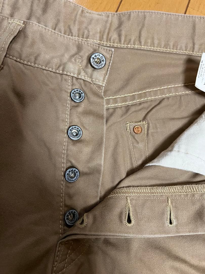 桃太郎ジーンズ 0302SP 出陣ライン モモタロウ 日本製 チノ W32