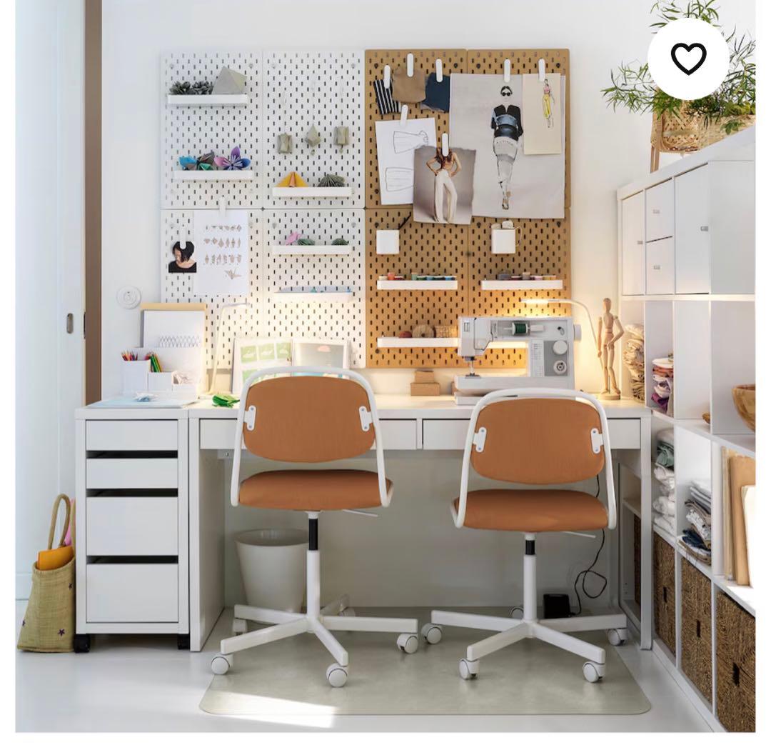 【早い者勝ち】【美品】 IKEA イケア ホワイトデスク 180x40 cm