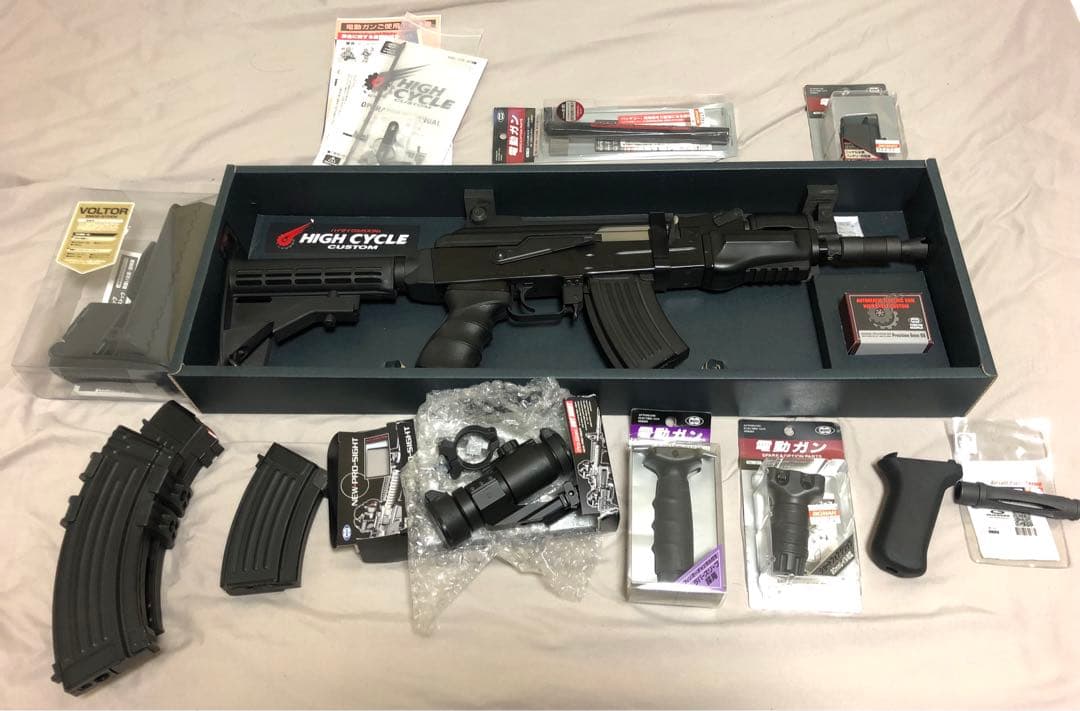 【東京マルイ】ハイサイクルカスタム　AK47HC 電動ガン　カスタム品多数 TOKYO MARUI（東京マルイ） ハイサイクル電動ガン AK47 HC カスタム