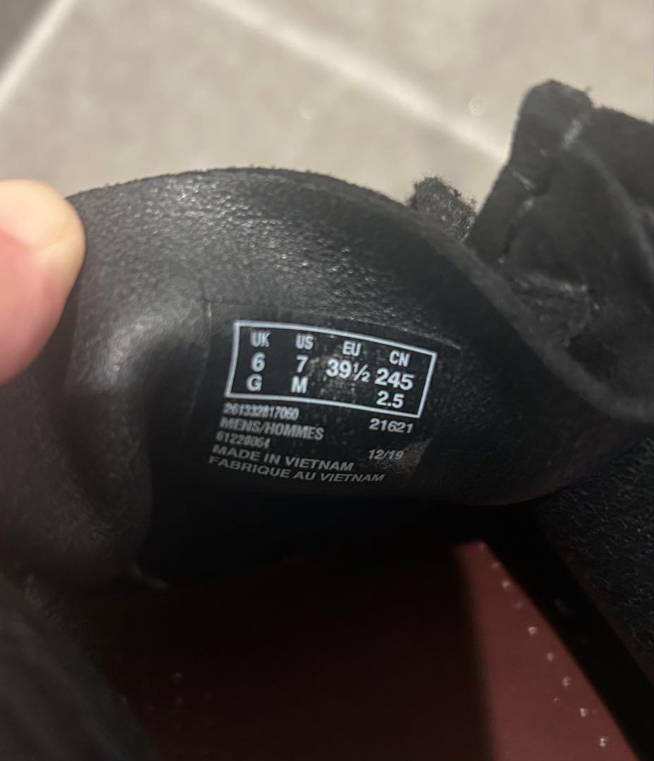 Clarks ワラビー ブーツ ブラック 24.5