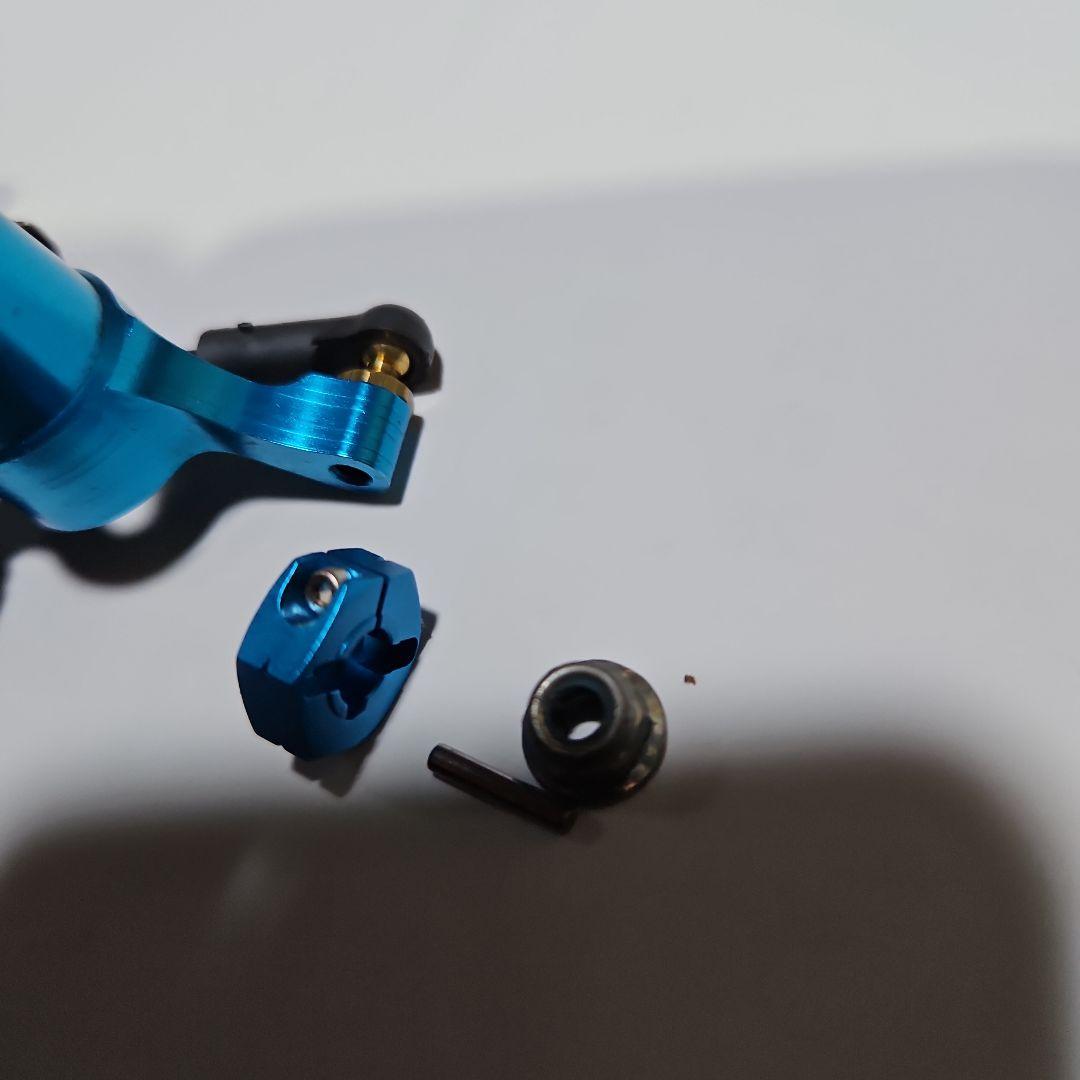 TA02用フロントリアアルミナックル、フロントCハブ、ワイドサスアーム、6角ハブ