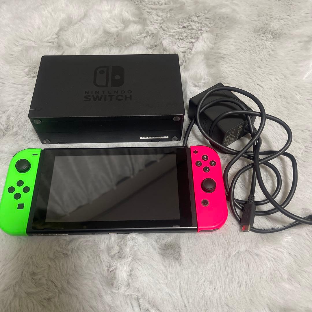 Nintendo Switch ネオンピンク・ネオングリーン本体