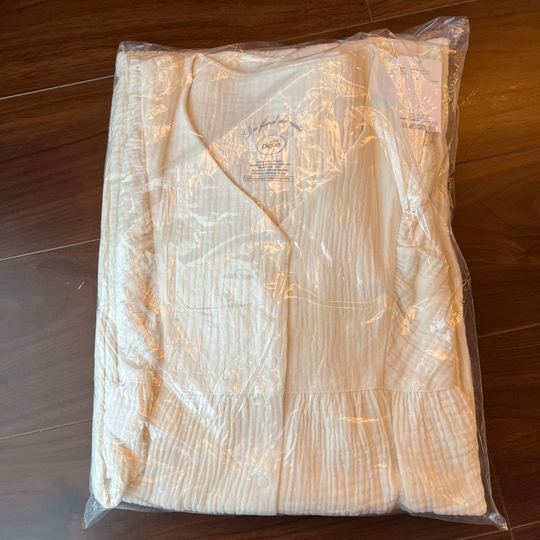 【未開封品】ジェラートピケ マタニティガーゼワンピース