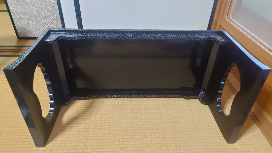 輪島塗螺鈿文机