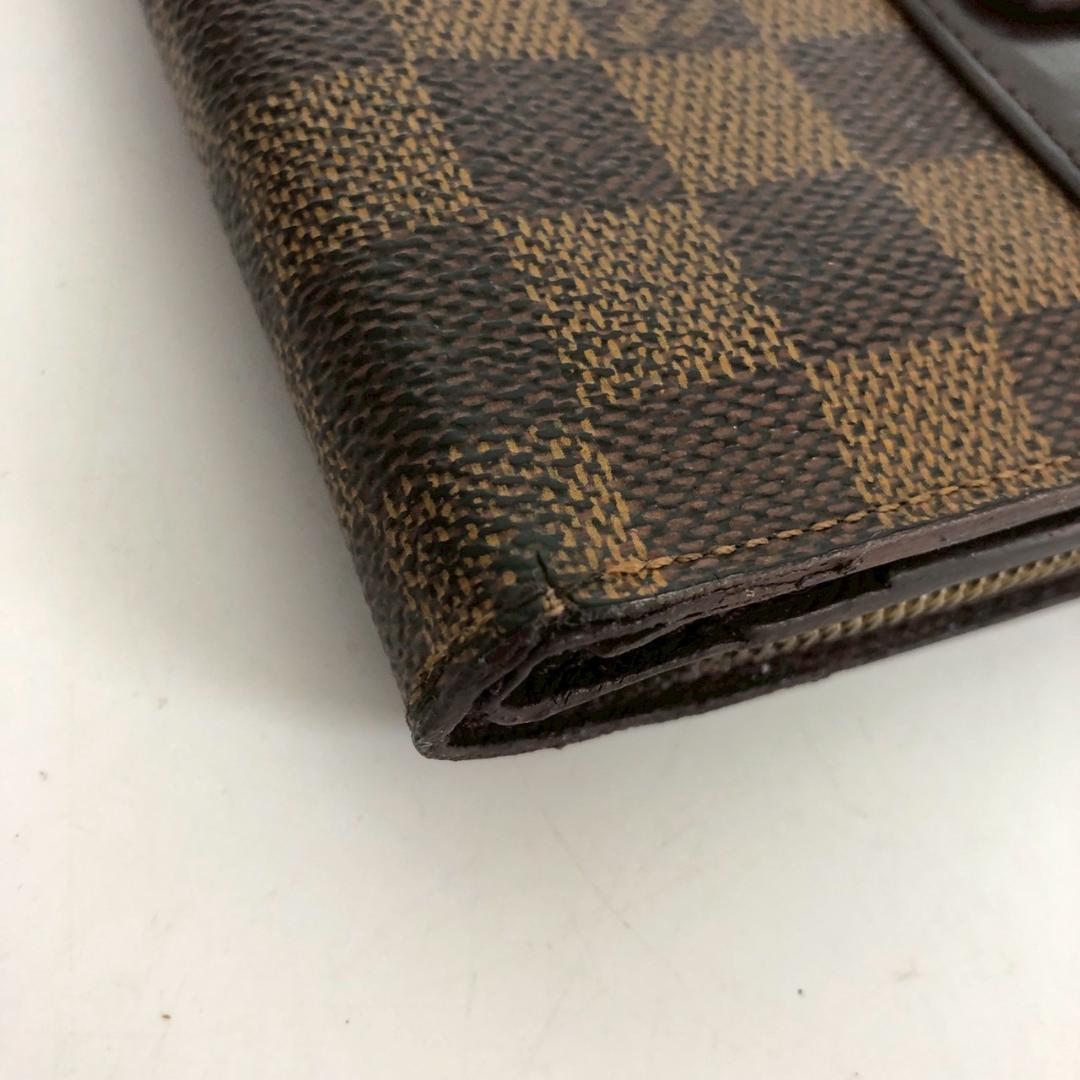 LOUIS VUITTON ルイヴィトン ダミエ コンパクトジップ 二つ折り財布