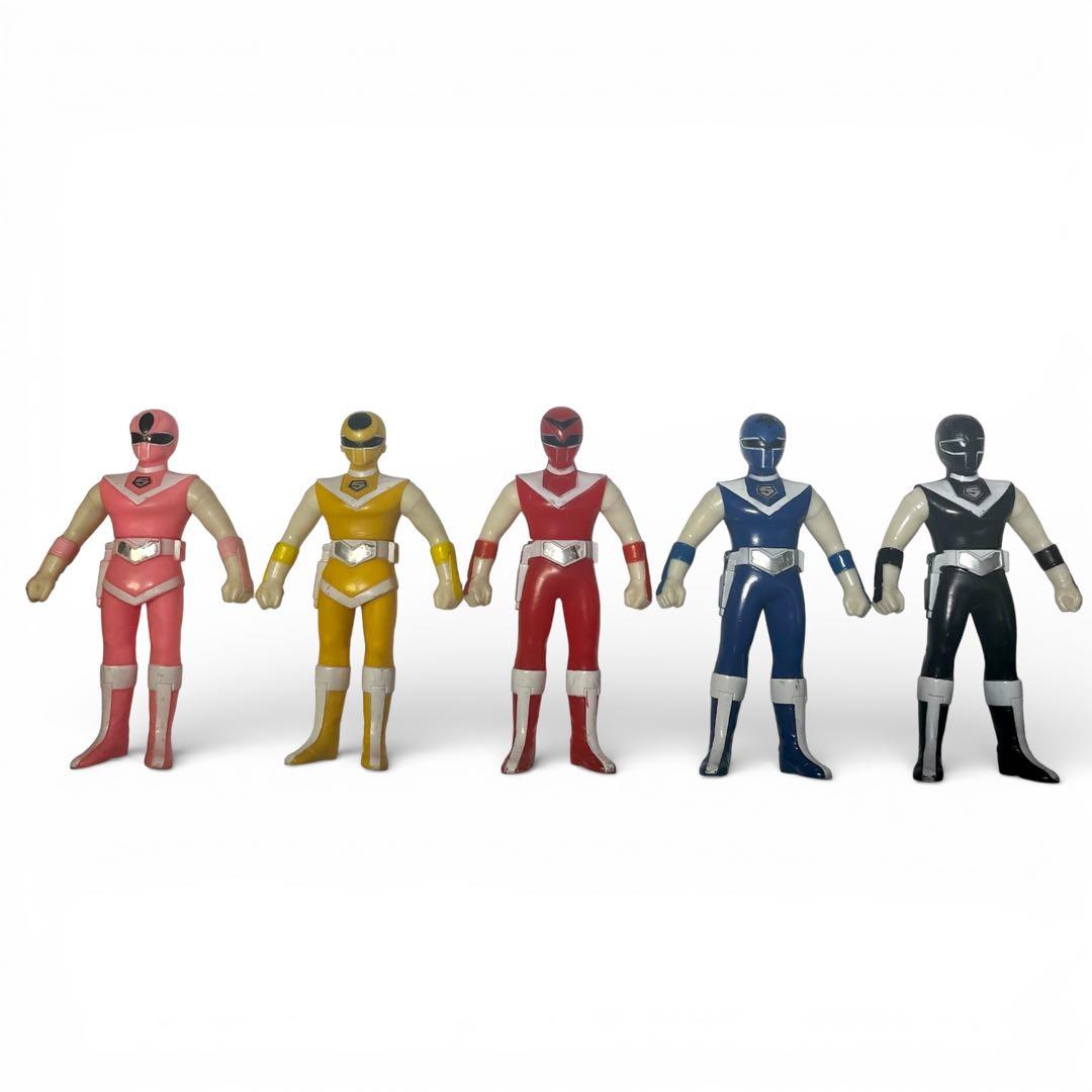 BANDAI 光戦隊マスクマン 1987年 ソフビ人形 5体セット - メルカリ
