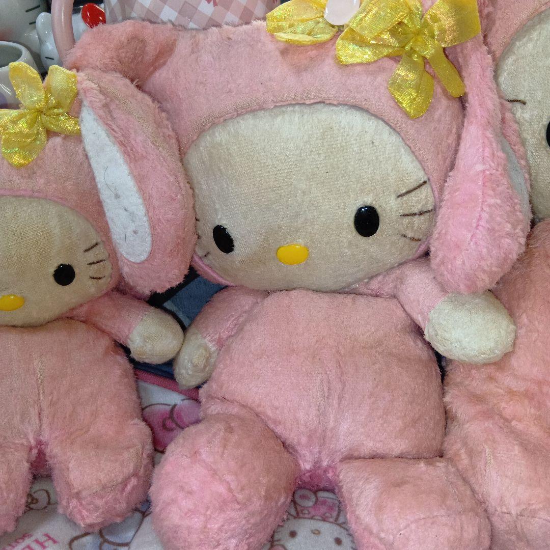 ハローキティVivitixGirls1999年くたうさぎぬいぐるみ3体セット
