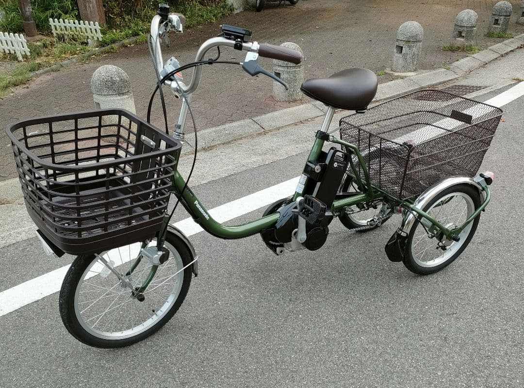 ミントグリーン ブリジストン 三輪電動アシスト自転車 ミントグリーン