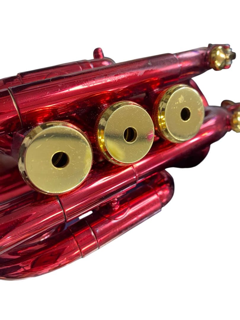 ジュピター　ポケットトランペット　レッド