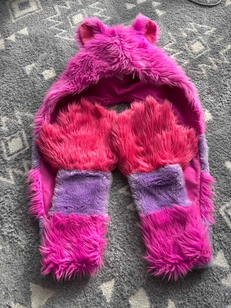 ディズニーチシャ猫　ファンキャップマフラー