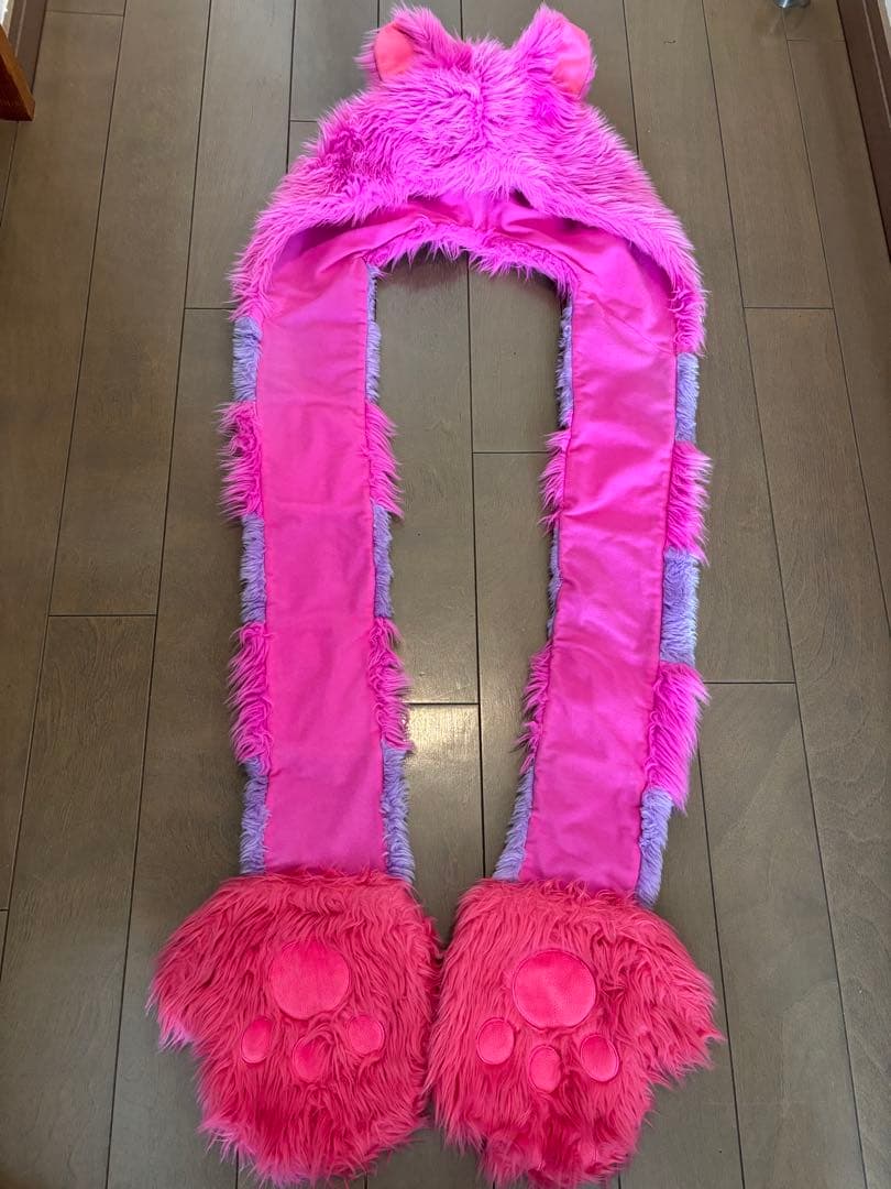 ディズニーチシャ猫　ファンキャップマフラー