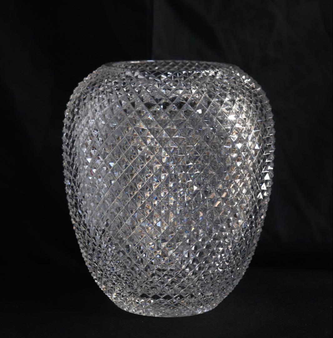 NGL クリスタル　カットガラス花瓶　送料込み251023 NGL クリスタル カットガラス花瓶 送料込み251023 NGL クリスタル