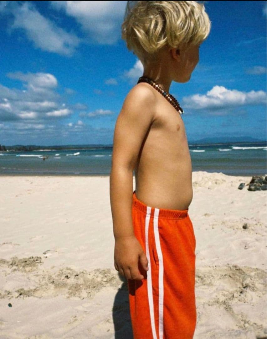 ziggy zaza twin stripe terry pants 4-5y - メルカリ