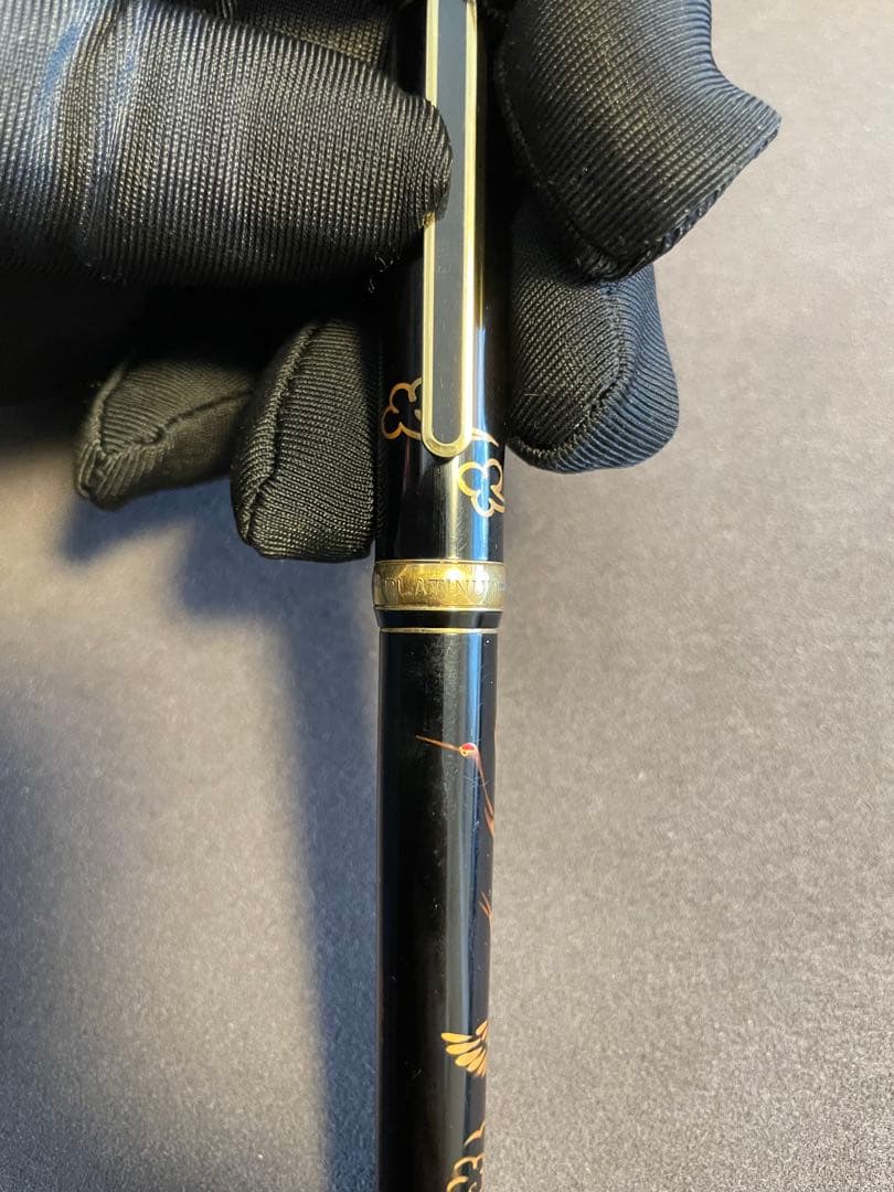 限定品】日本製 万年筆 蒔絵 プラチナム 18K 750