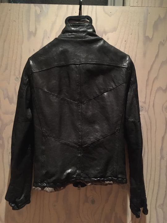 GIORGIO BRATO ジョルジオブラット ライダースレザージャケット 44 美