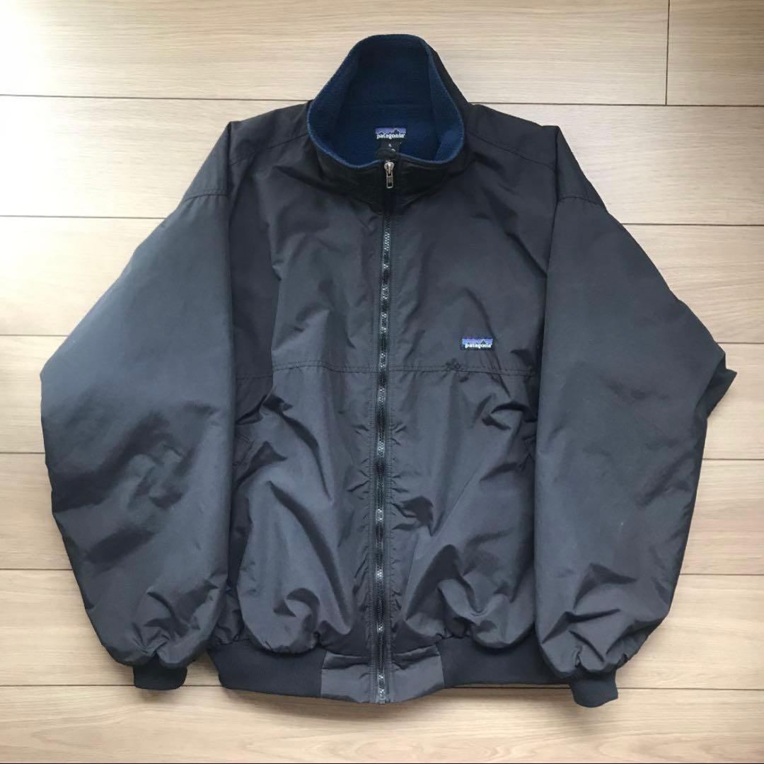 90s patagonia シェルドシンチラジャケット ブラック XL - メルカリ