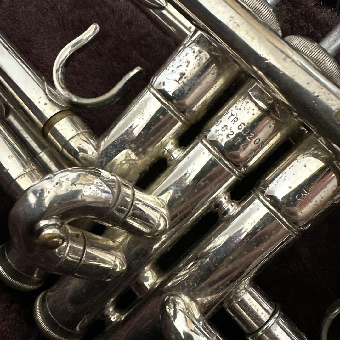 高級 YAMAHA YTR6320S トランペット 管楽器 シルバー