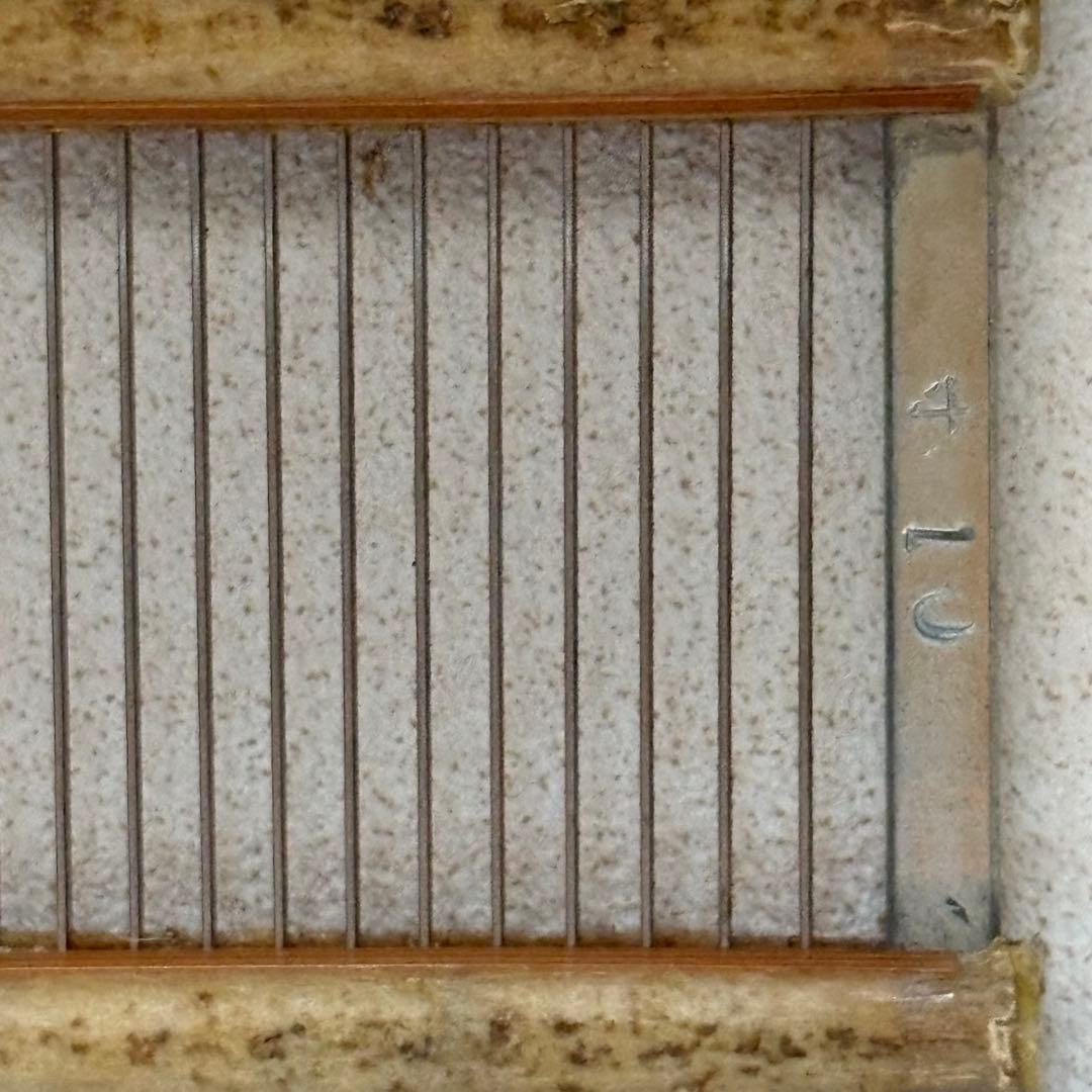 ステンレス筬　４枚セット　久保紬織機具製作所　機織り　筬