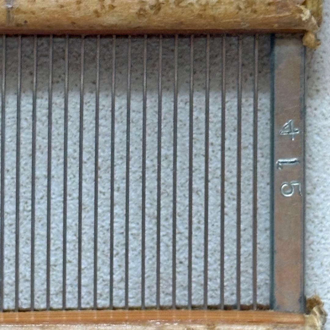 ステンレス筬　４枚セット　久保紬織機具製作所　機織り　筬