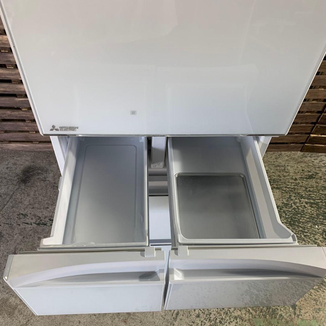 I147 冷蔵庫 三菱 MR-B46G-W1 2022年製 白 ホワイト I147 現状品