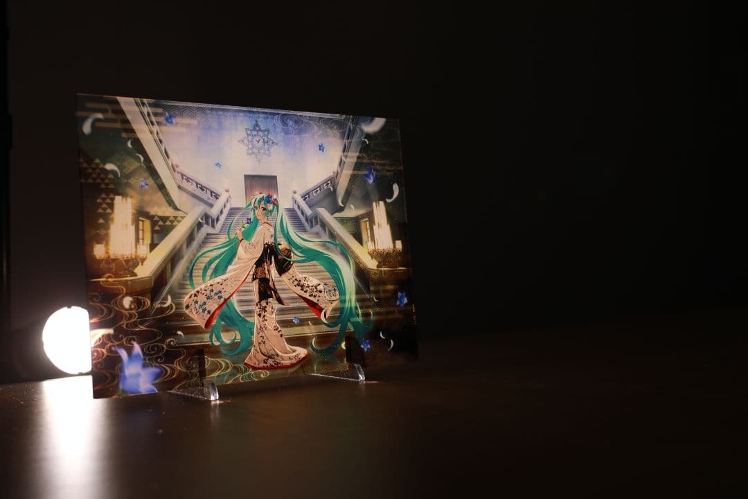冬木小袖 初音ミク A3高精彩アクリルパネル 企画：東京国立博物館・大