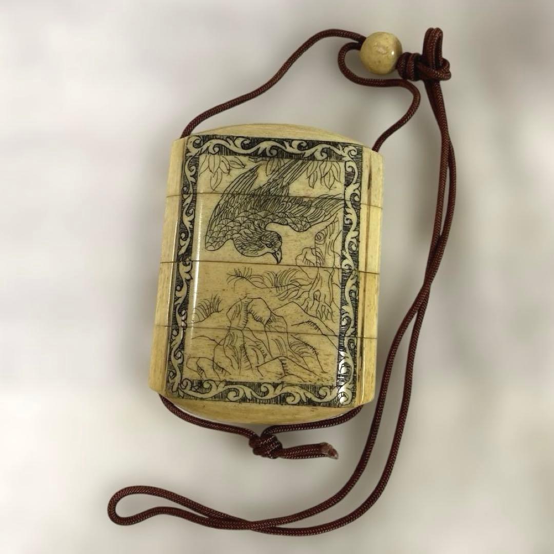 A-5 印籠　提物　江戸時代　古道具　アンティーク　雑貨　美術品　工芸品　装飾品