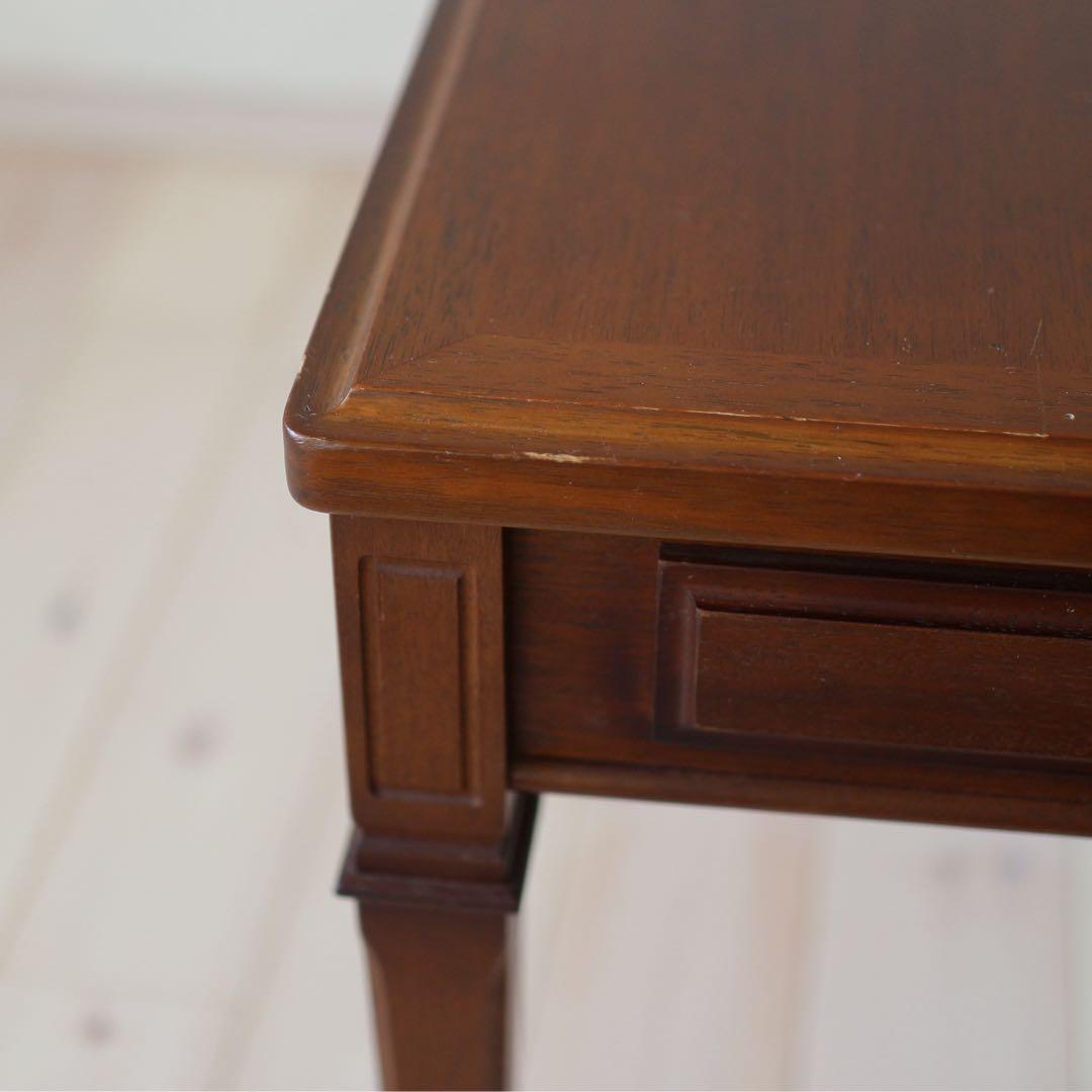 maruni/マルニ木工 地中海 木製 サイドテーブル 引き出し付き - WWW