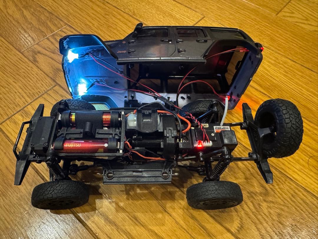 ミニッツ4×4 レディセット ジープ ラングラー グラナイトクリスタルメタリック