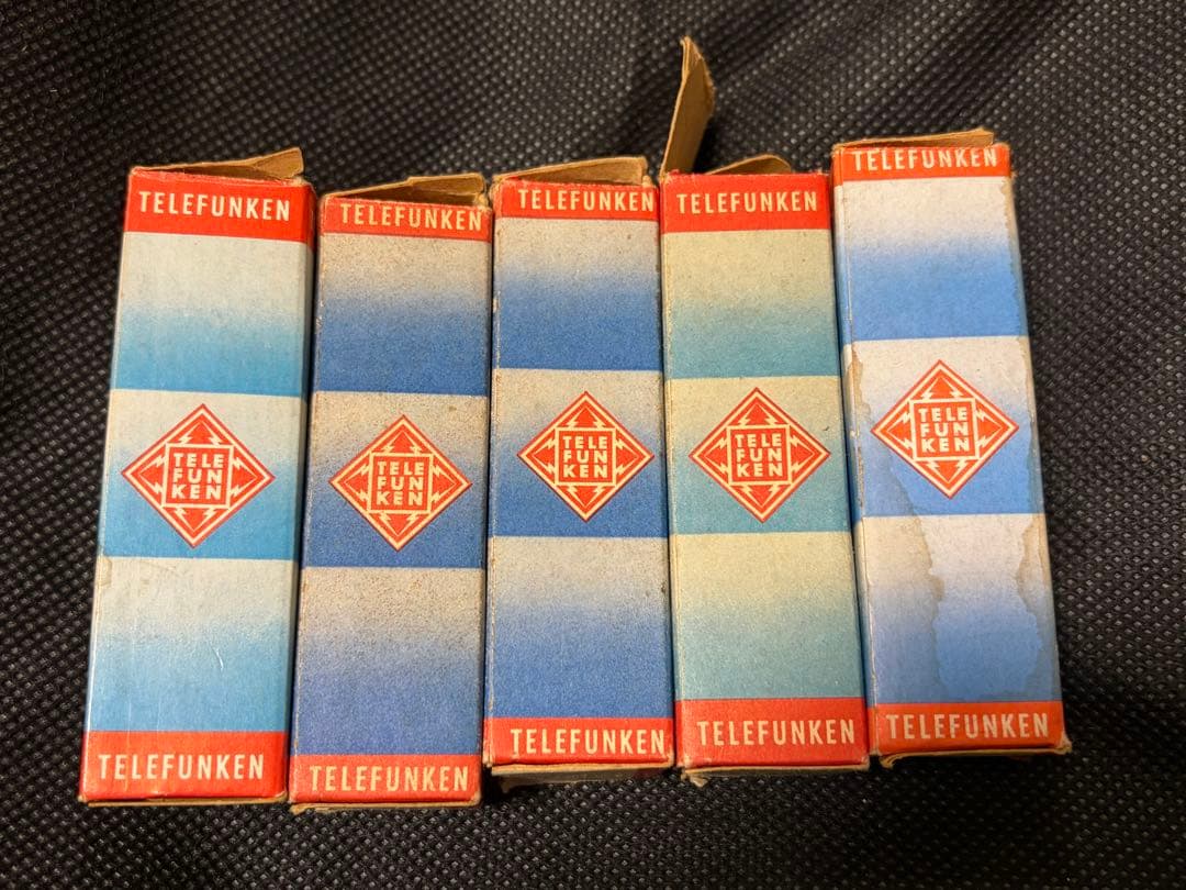 松*一様 TELEFUNKEN ECC83 真空管 5本セット 松*一様 TELEFUNKEN ECC83