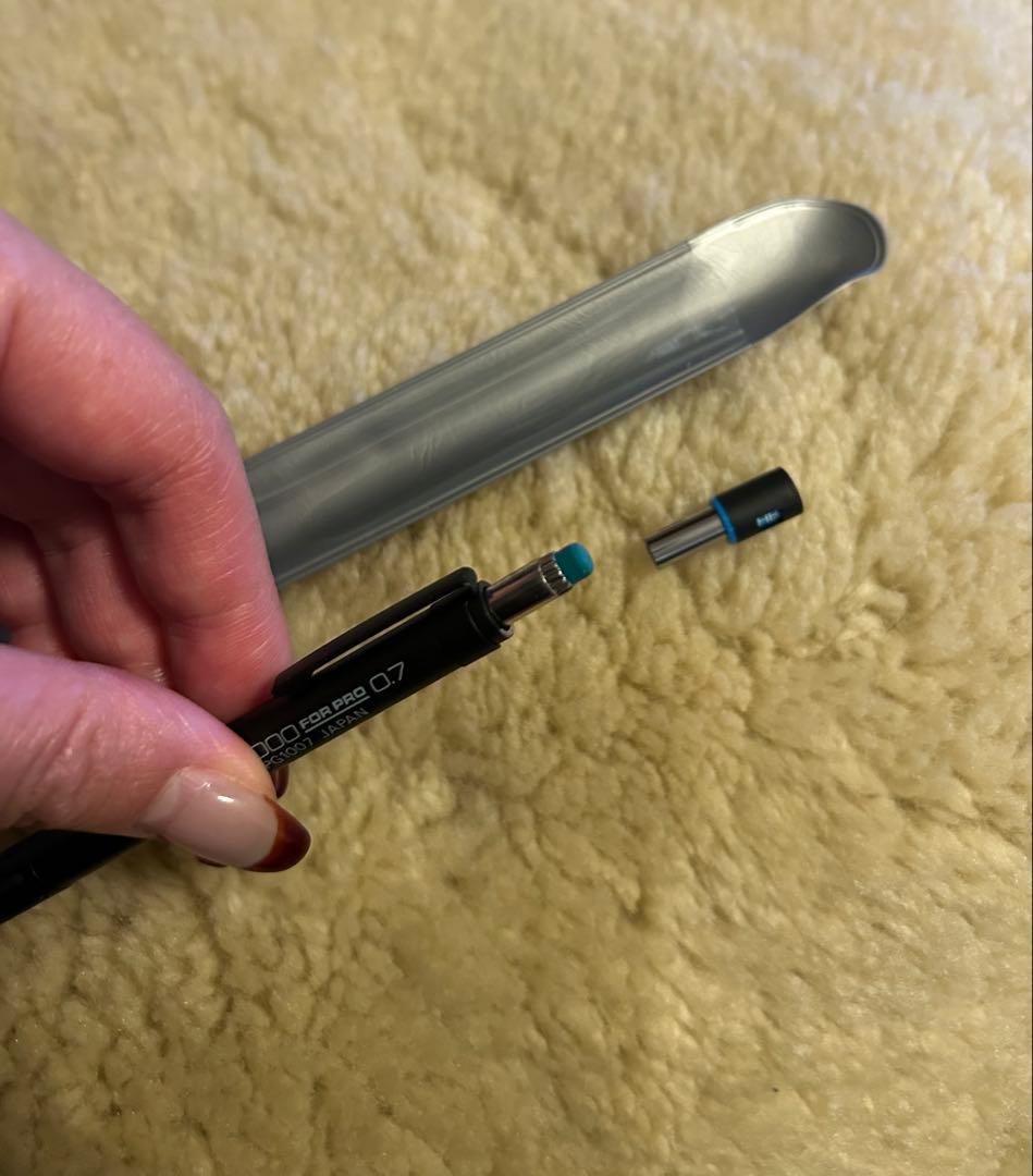 レア廃盤◇旧型ぺんてる◇GRAPH1000◇PG1007青◇0.7シース◇HB - メルカリ